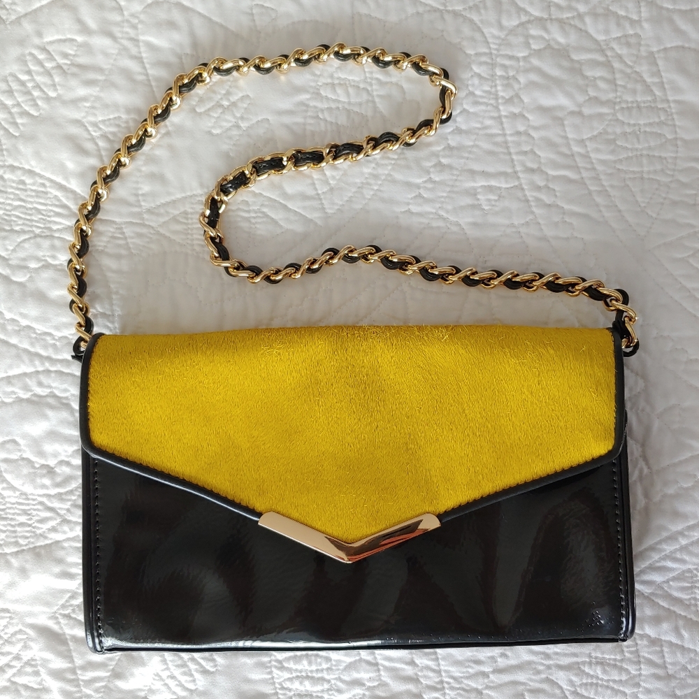 Gianni Binni Patent Leather Envelope Purse